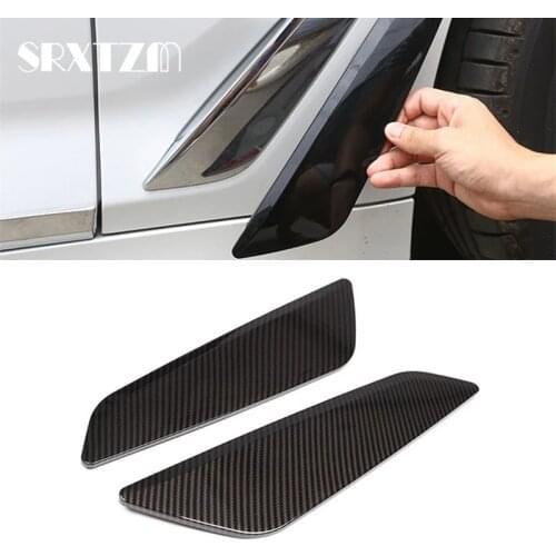 2PCS ABS Fender Wind Port Cover Trim For BMW G30 G38 New 5 Series 2017 2018 Out Side Vent Air Flow Outlet Sticker Decoration