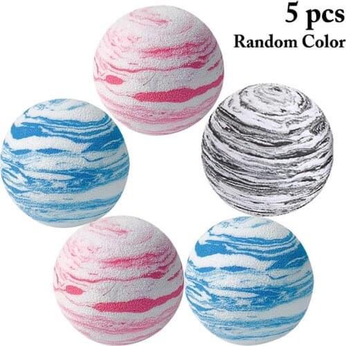 5pcs Kitten Cat Toys Plastic Play Balls for Catch Cats Supplies Cat Ball Toys Planet Design EVA Foam Ball Kitten Toy for Cats