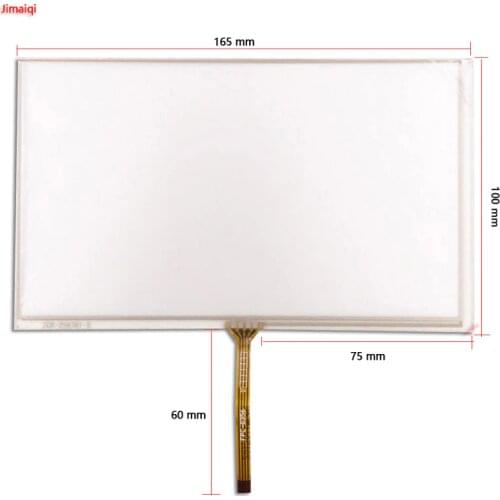 7 inch 4lines Car Radio Player 7010B 7018B 7018V Resistive Touch Screen for 165mm*100mm GPS Touch screen digitizer Glass panel