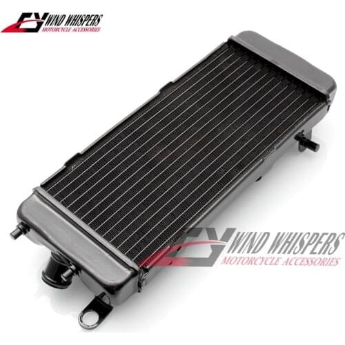Motorcycle Aluminum Black Cooler Cooling Radiator For Honda VLX Steed 400