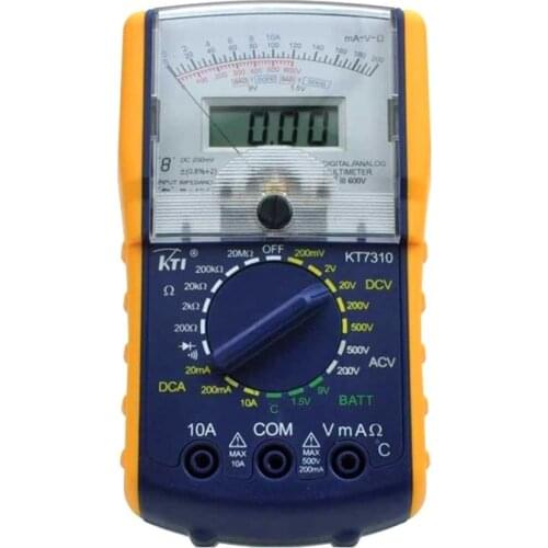 KTI High quality KT7310 original authentic precision Digital Dual Display Analogue Multimeter Tester