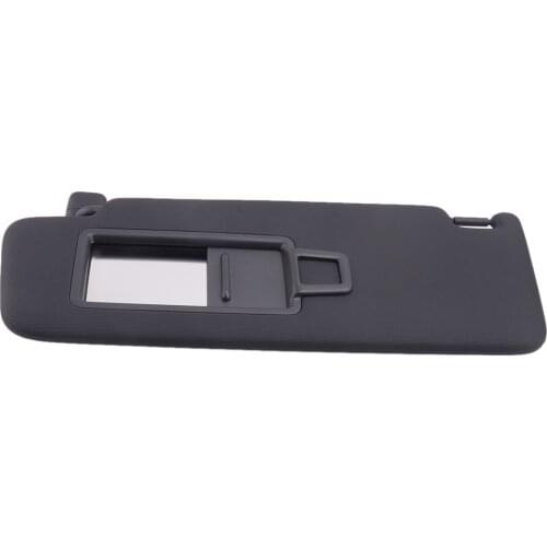 Car Black Left Side Sun Visor Sunshade With Makeup Mirror 5GG857551 Fit For VW Golf MK7 2014 2015 2016 2017