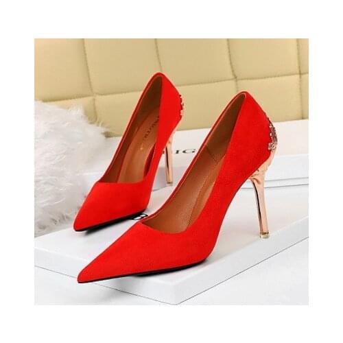 BIGTREE Heels Stiletto Heels Banquet Ladies Shoes Sexy Pumps Women Shoes Spring And Autumn Shoes