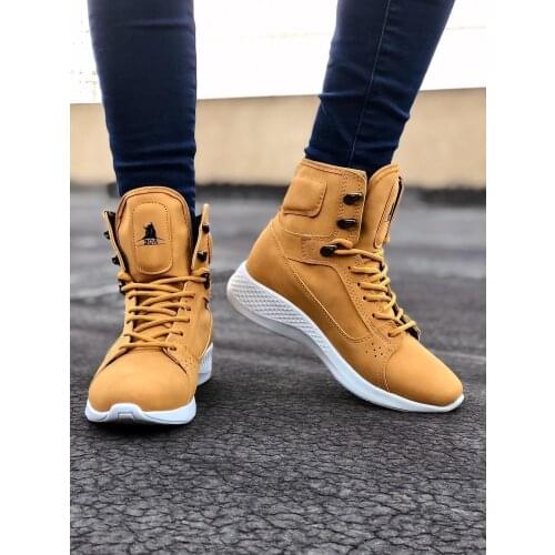 BA0600 Laced Camel Yellow Short Boxer Unisex Sports Postal Boat