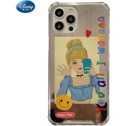 Mermaid Princess Snow White Silicone Case for IPhone 11 12Pro Max iPhone SE 2020 Official Liquid Silicon Full Cover zz0525-4
