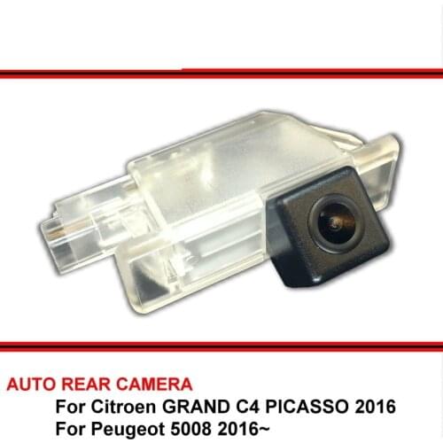 For Citroen GRAND C4 PICASSO Peugeot 5008 Night Vision Waterproof Car Reverse Backup Rearview Parking Rear View Camera HD CCD