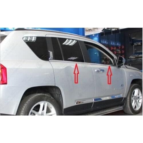 Chrome Window Trim sill lines For JEEP COMPASS 2007 - 2011 2012
