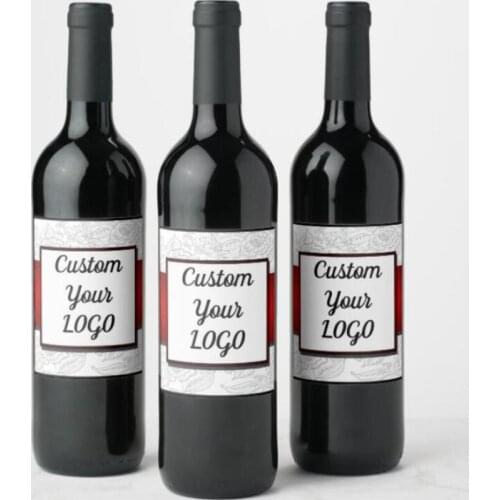 Customized Personalized Wine bottle Label, Birthday,Anniversary, Wedding, 20 Pieces, Not Waterproof