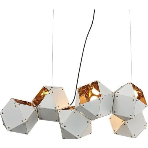 Led e14 Nordic Iron Stone Black White Designer Pendant Lights.Pendant Lamp.Pendant light Suspension Luminaire For Dinning Room