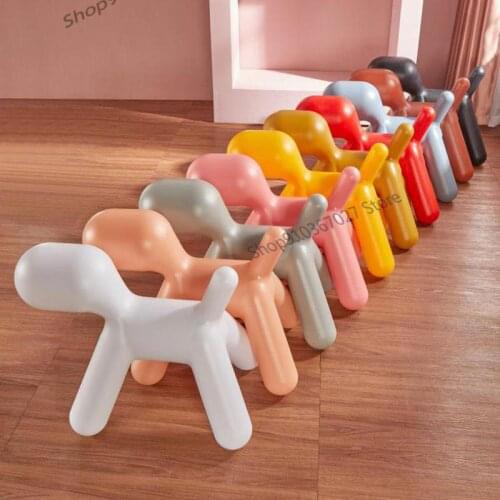 Creative Puppy Chair Fashion Stool Children Cartoon Animal Kindergarten Early Education Low Stool Chair Shoe Stool