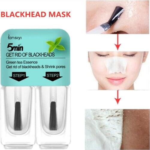 New Style 5 Min Blackhead Remover Nose Mask Pore Strip Black Mask Peeling Acne Treatment Black Deep Cleansing Skin Care korea