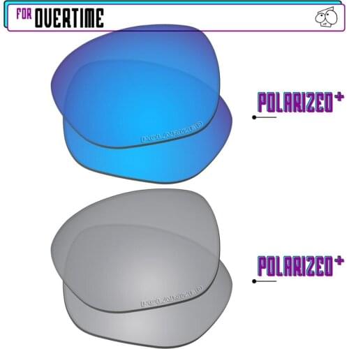 EZReplace Polarized Replacement Lenses for - Oakley Overtime Sunglasses - Sir P Plus-BluePPlus