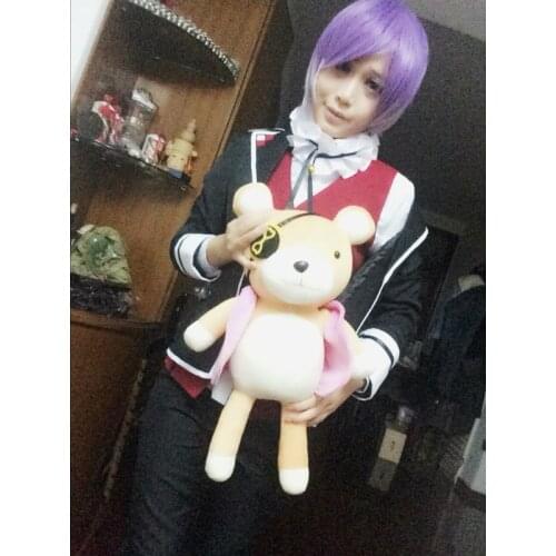 DIABOLIK LOVERS Sakamaki Kanato Uniform Coat+Vest+Shirt+Pants+socks+belt Outfit Cosplay Costumes