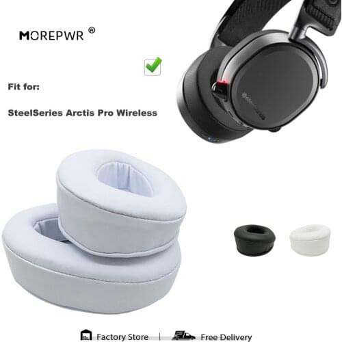 Replacement Ear Pads for SteelSeries Arctis Pro Wireless Headset Parts Leather Earmuff Earphone Sleeve Cover