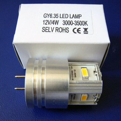 High quality 12v 4w GY6.35 led reading lights,24v G6.35 led bulb,led GU6.35 light free shipping 6pcs/lot