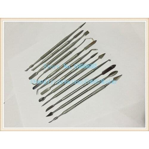 Good Quality 12-Piece Steel Double-Sided Wax Carvers Tool Set Carving Knife Clay Pottery Sculpture jewelry diy making Tools