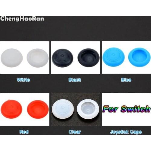 ChengHaoRan 2PCS Silicone Joystick Cap Cover For Nintendo Switch Controller Protection Silicone Caps For NS Joy-con