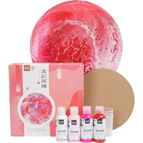 Liquid Paint Pigment 60ML Colouring Metal Fluid Acrylic Set Not Faded DIY Hand Clothes Architecture Painted Drawing Art Toys