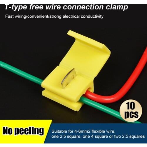 10-50Pcs Scotch Lock Crimp Terminals Electrical Cable Connectors Fast Quick Splice Lock Wire Terminals Crimp