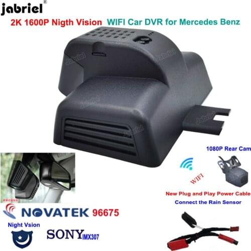 2K Dash Cam 1600P Plug And Play Hidden Wifi Car DVR Cameras for Mercedes Benz G Class w463 w463a G500 G350 G350d G55 G63 G65 AMG