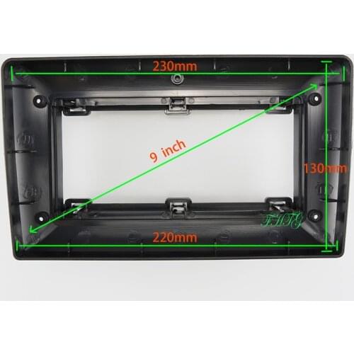 9 INCH Car Audio Frame GPS Navigation Fascia Panel Car dvd Plastic Frame Fascia is suitable for DUSTER/LOGAN CAPTUR SYMBOL