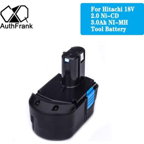 EB1820 18V 2.0 3.0Ah Power Tool Rechargeable Battery NI-CD/MH For Hitachi EB1812 EB1814 EB1826HL EB1830H EB1833X EB18B 322437