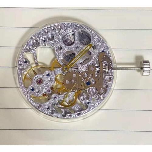 Watch movement accessories Tianjin new 3621 automatic mechanical hollow out movement 3621 white machine