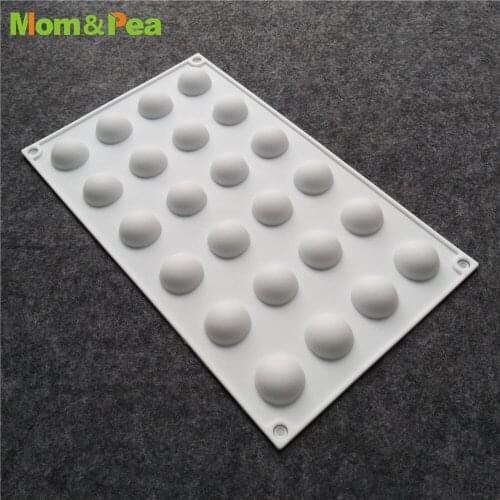 GT16-20 24-cavity Half Ball Shaped 2.7cm Silicone Mold Dessert Mousse Mould Cake Decoration Tools