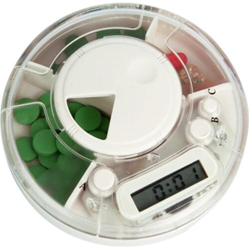 GREENWON Pill Box Drug Tablet Medicine Storage Holder Container Case Splitter Case Storage Organizer