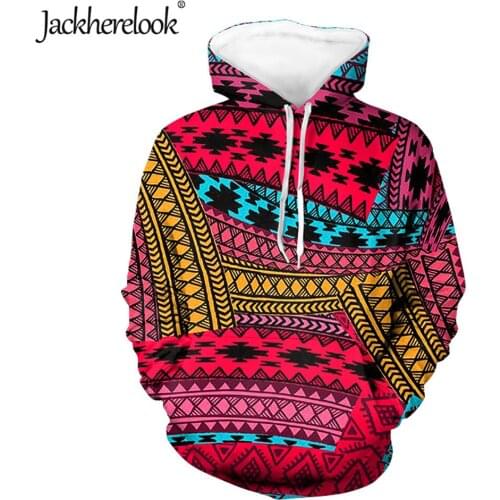 Jackherelook Loose Long Sleeve Hoodies Pullovers Tops For Ladies Harajuku Polynesian Tattoo Print Autumn Sweatshirts Tracksuits