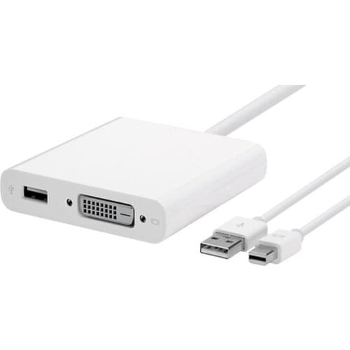 Active Mini Displayport to DVI Dual-link adapter cable MB571Z/A up to 2560X1600 supported with USB port