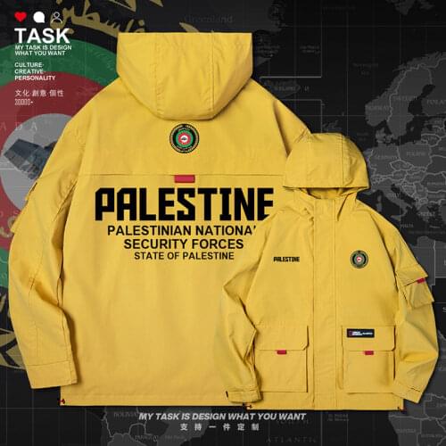 State of Palestine Palestinian PS PSE men jacket hooded Land Force logo army fan new top coat streetwear mens autumn clothes