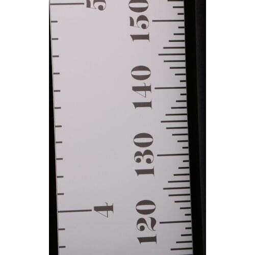 MagiDeal Kids Baby Rule Roll-Up Growth Height Chart Home Wall Hanging Decor White