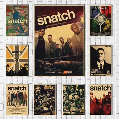 Snatch Classic Movie Wall Art kraft paper Poster Simplicity Print Home Decorative Picture Painting