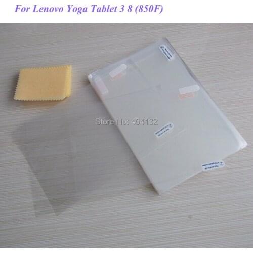 New Clear Guard Film For Lenovo Yoga Tablet 3 8 Screen Protectors 850F 100PCS/Lot Free Shipping