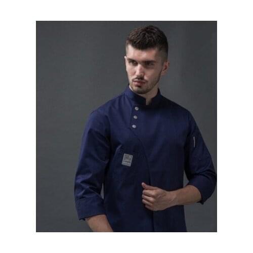 Professional Restaurant Top Chef Uniform Unisex LongSleeve Housewife Cook Wear Jacket Kitchen Cuisine Bakery Cafe Hotel Overalls