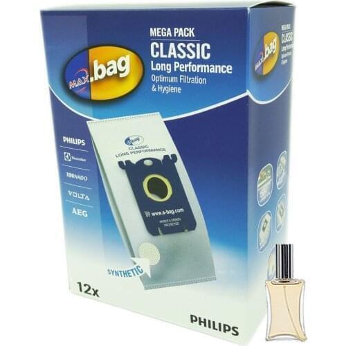 Vacuum Cleaner Dust Bag Compatible Brand Model Electrolux ZXM 7020 Maximus Vacuum Cleaner Bag 12 Pieces HT-TT0050-124