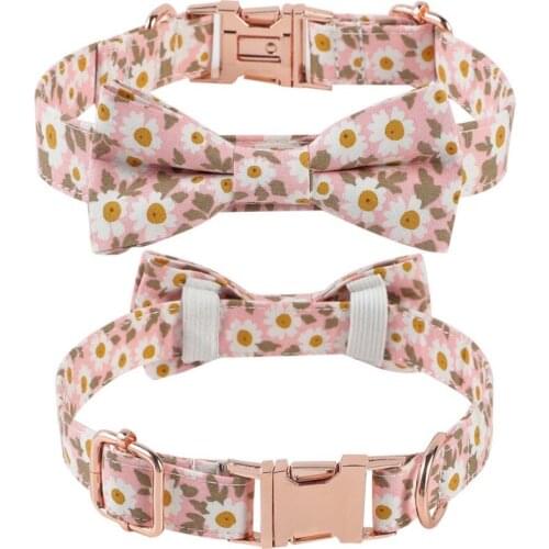 Adjustable Bowknot Pet Dog Cat Collar Small Medium Dogs Cats Chihuahua Pug Necklace Bow Tie Puppy Kitten Collars