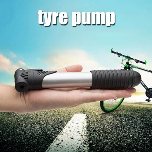 Bike Air Pump Bicycle Pump Mini Cycling Portable Aluminum Alloy Tire Inflator for Outdoor Cycle Biking Entertainment