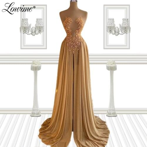 Beaded Illusion Evening Gown 2021 Sexy Long Prom Dresses A Line Party Dress For Women Middle East Dubai Celebrity Dress Vestidos
