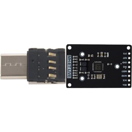 Type-C USB-C to USB 2.0 OTG Adapter for Xiaomi Mi A1 with Mini Rc522 Rfid Sensor Module Card Reader Writer Module