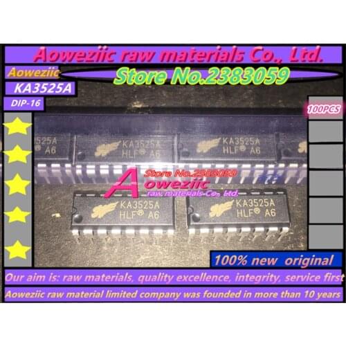 Aoweziic (100PCS) 100% new original KA3525A DIP-16 switching power supply controller IC chip