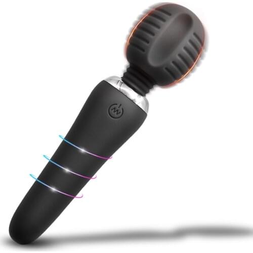 AV Magic Wand Dildo Vibrator G-Spot Massager 10 Vibration Clitoris Vaginal Stimulate Wand Female Masturbator Sex Toys for Women