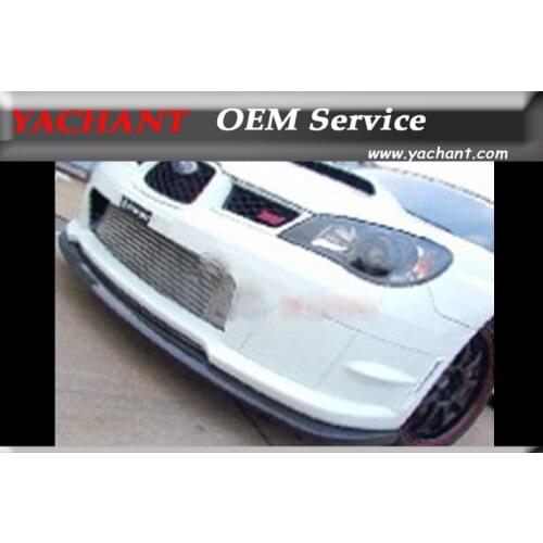 Car-Styling Carbon Fiber / FRP Fiber Glass Front Bumper Lip Fit For 2006-2007 Subaru Impreza WRX 9 STI Front Lip