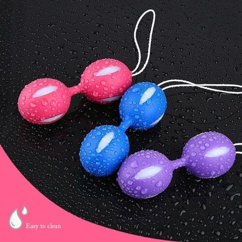 Safe Silicone Vagina Tighten Exercise Machine Smart Ball Kegel Ball Ben Wa Ball Vibrator Vaginal Geisha Ball Sex Toy for Women