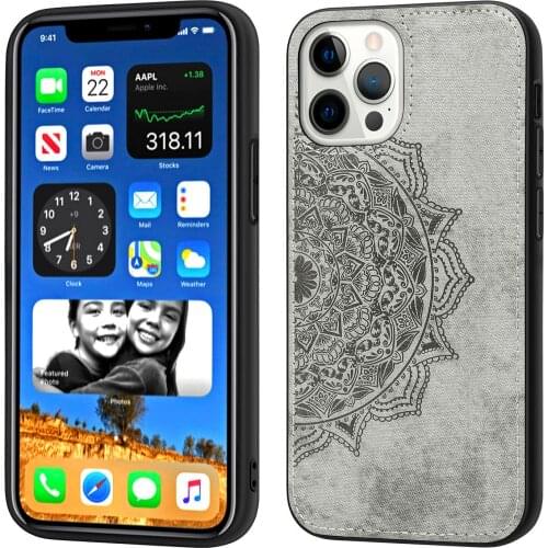 3D Mandala Pattern Phone Case For iPhone 12 11 Pro Max 12 Mini XS Max X XR 8 7 6s 6 Plus SE 2020 Magnetic Cover TPU Frame Case