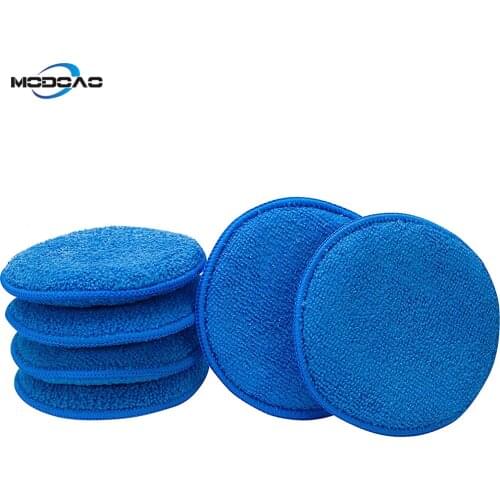 5pcs/1pcs Clean Buffer Car Cleaning Soft Vehicle Accessories Foam Applicator Car Wax Sponge Dust Remove Auto Care Polishing Pad