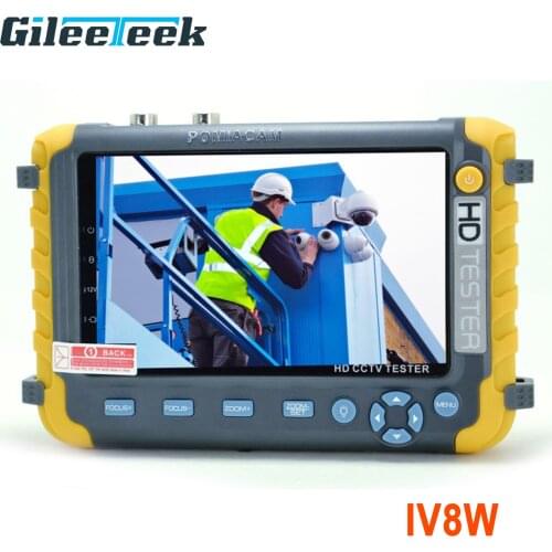 IV8W CCTV monitor 5MP AHD CVBS TVI 4MP CVI Camera tester all in one support PTZ RS485 UTP cable test