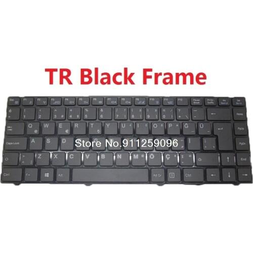 Laptop Keyboard For HASEE UI45 UI43 UI41 UI47 U43 U45 Turkey TR Japanese JP JA Latin America LA D0K-V6369A Black New