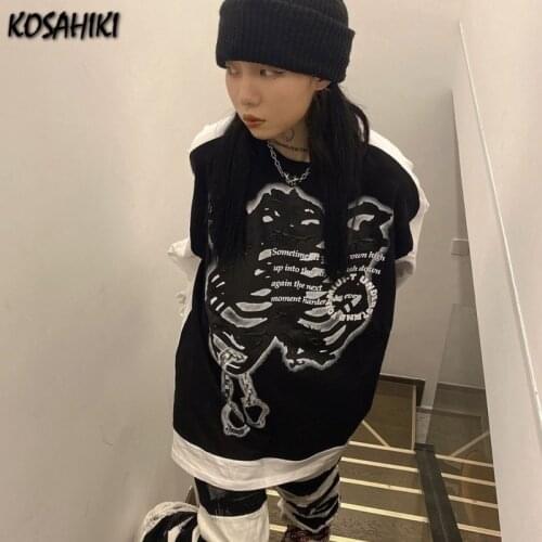 KOSAHIKI Women's T-shirts With Print